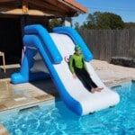 toboggan piscine gonflable aquatique