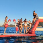 Big paddle toboggan et bâtons