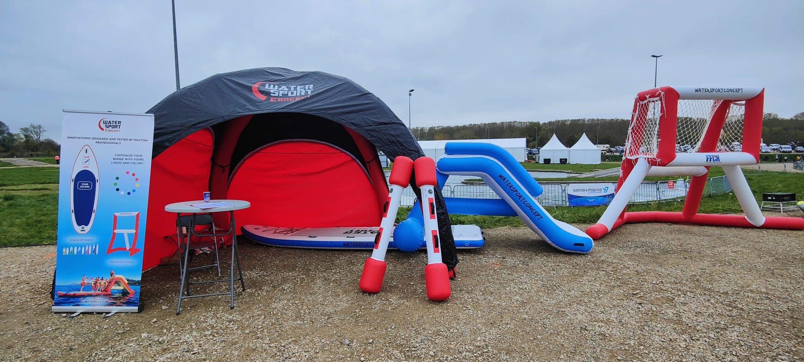 tente gonflable personnalisable evenement