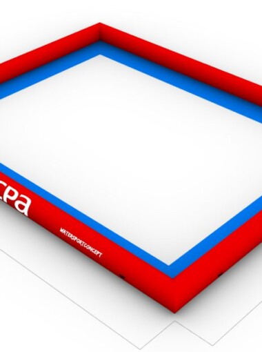 Terrain de beach soccer gonflable personnalisé