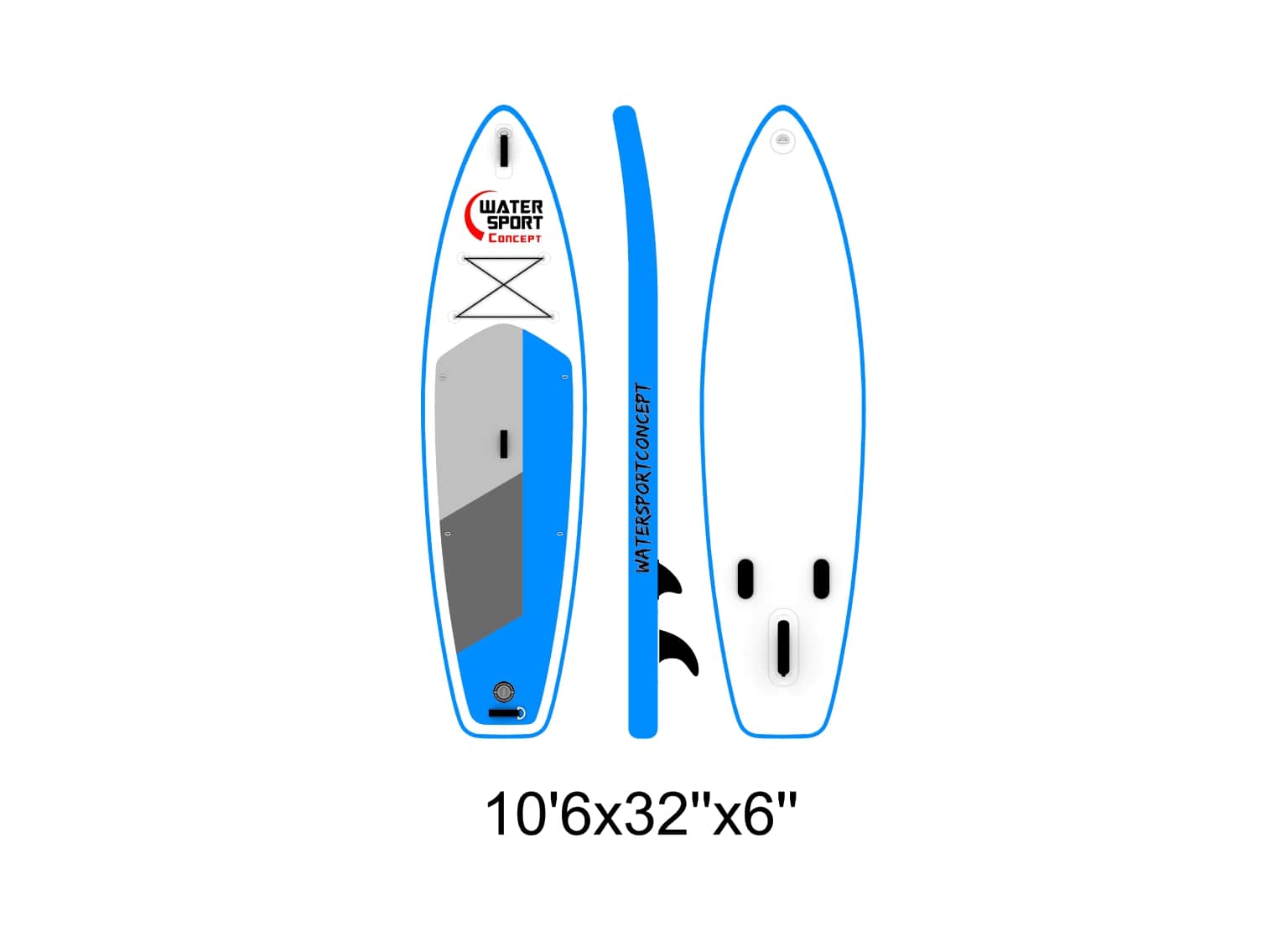 Paddle blue 10'6