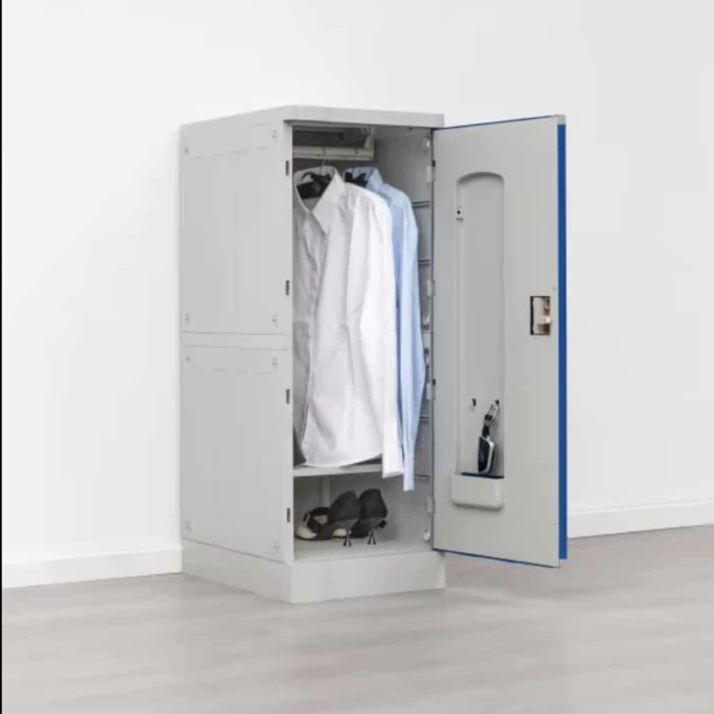 casiers inoxydables plastique ABS