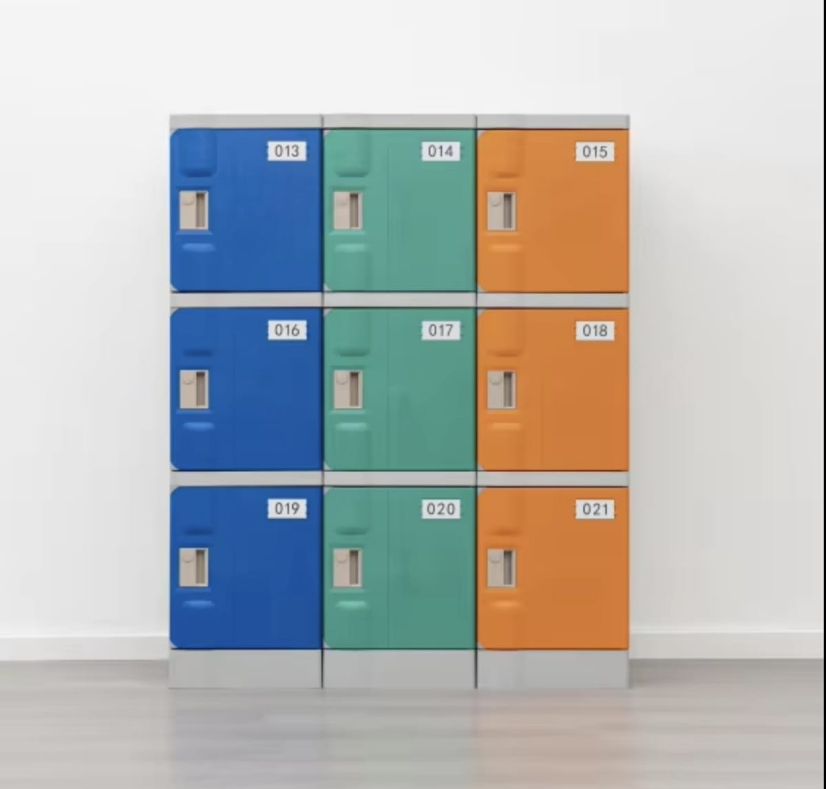 casiers inoxydables plastique ABS