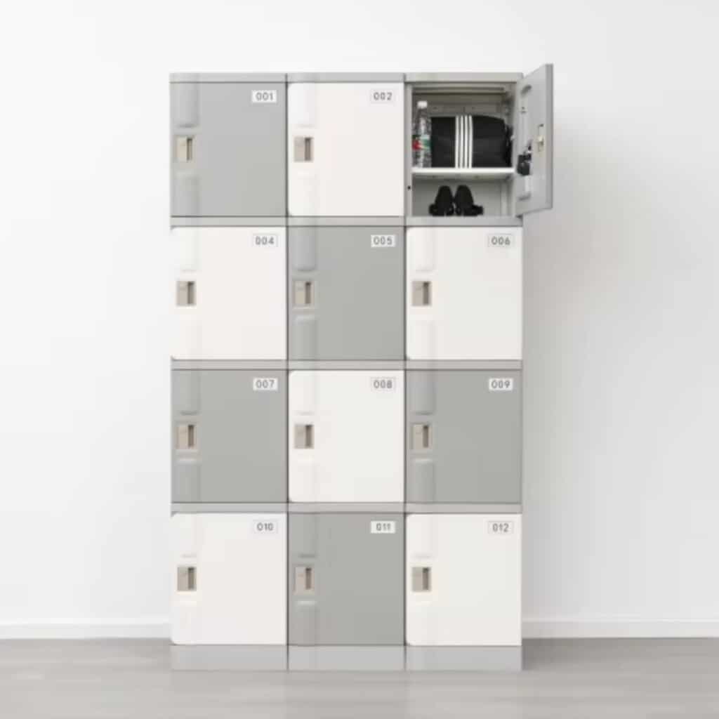 casiers inoxydables plastique ABS