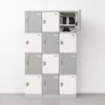 casiers inoxydables plastique ABS