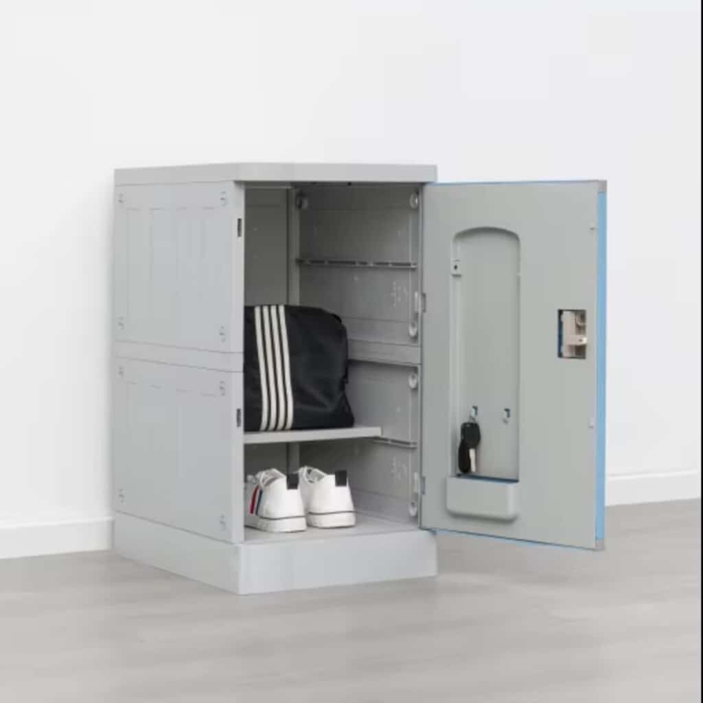 casiers inoxydables plastique ABS