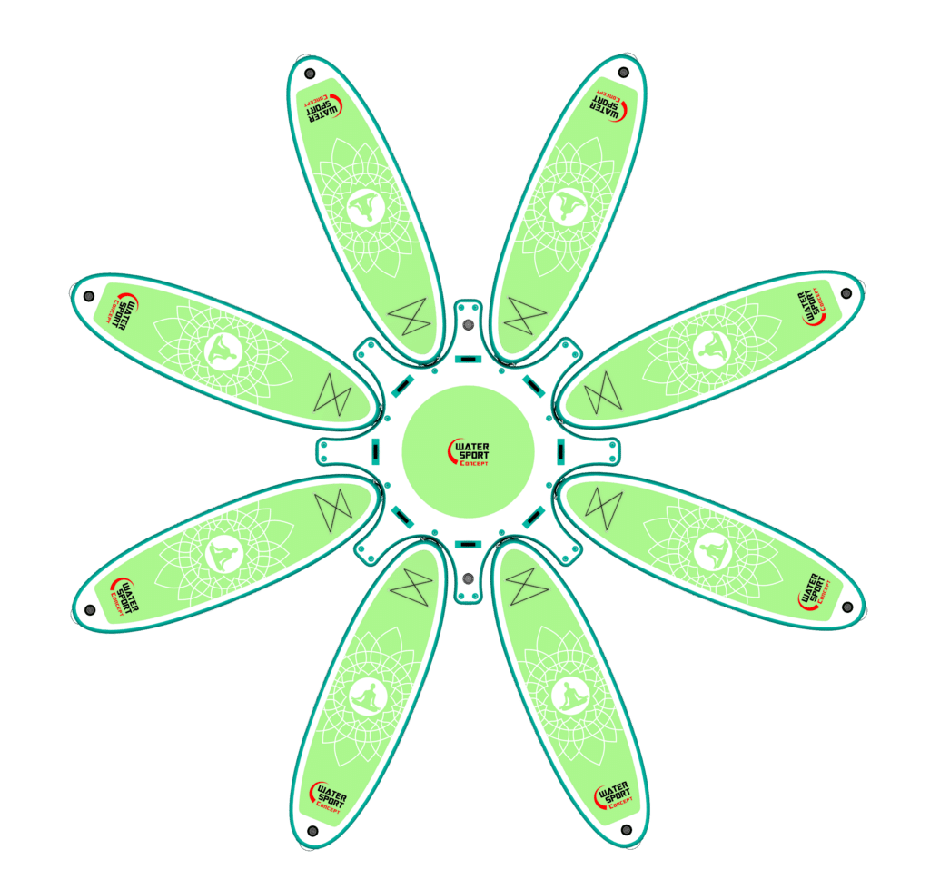 plateforme yoga paddle