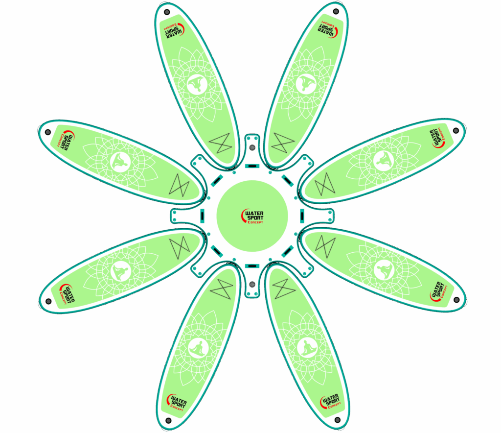 plateforme yoga paddle