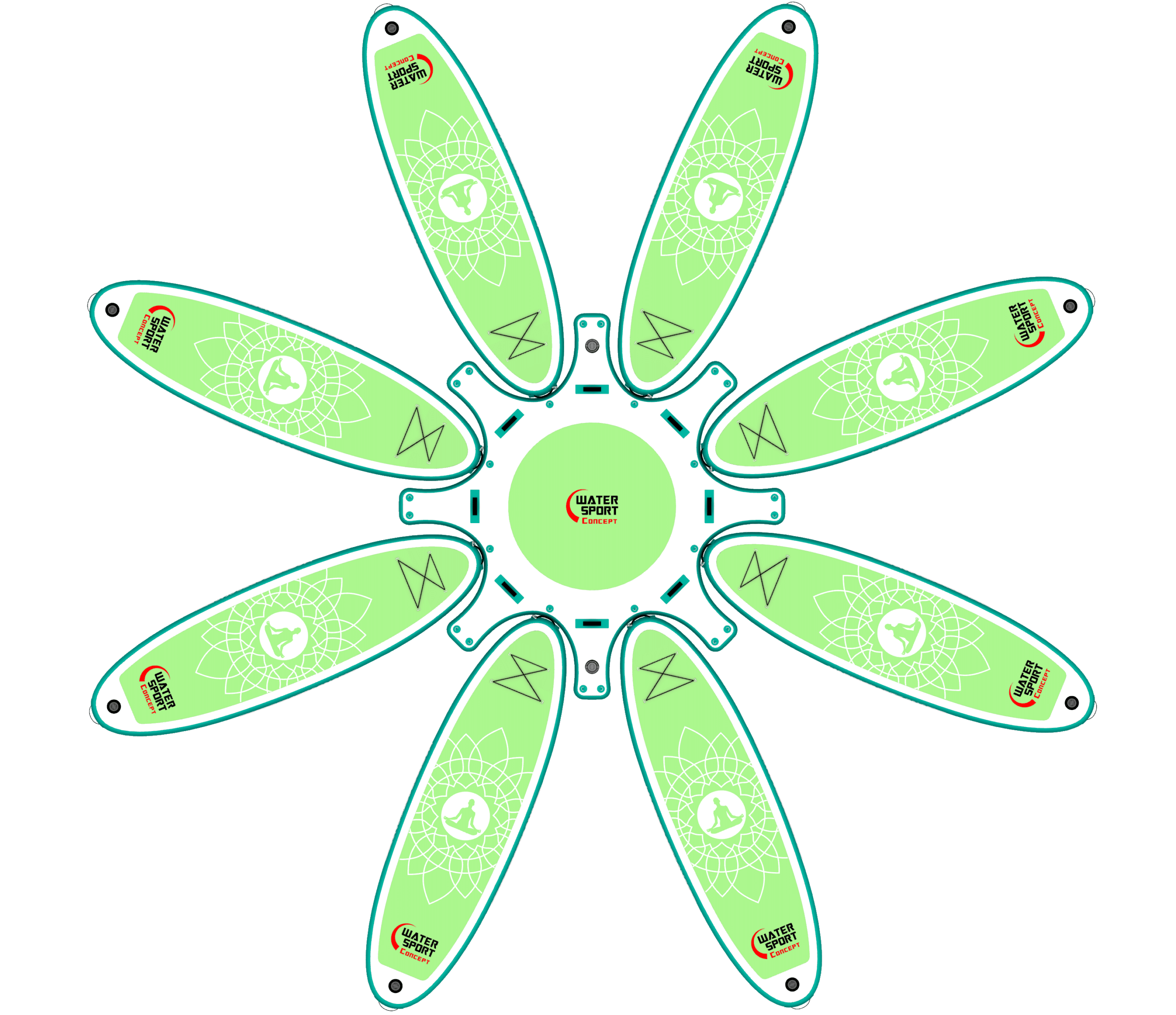 plateforme yoga paddle