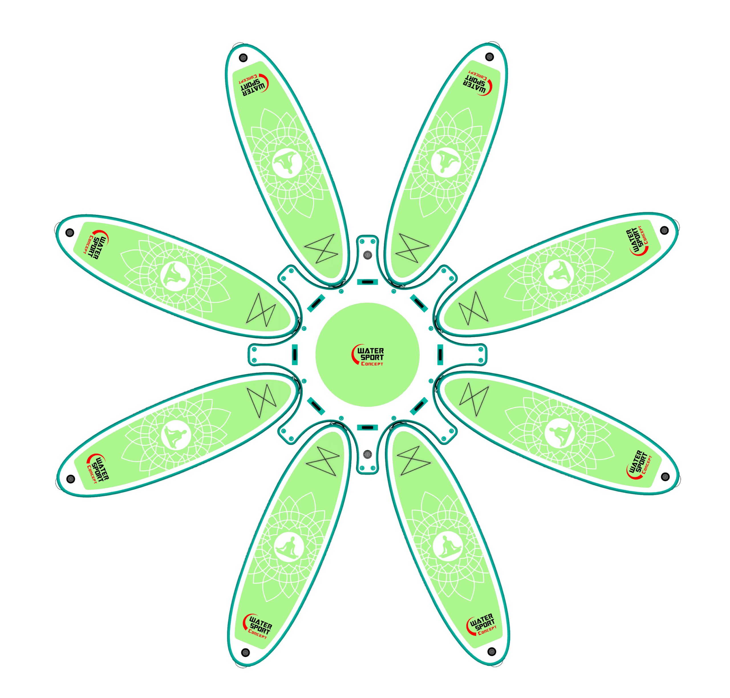 plateforme yoga paddle