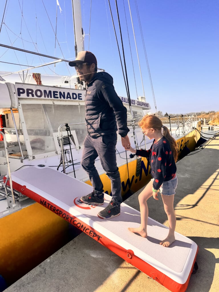 ponton gonflable - passerelle gonflable bateau