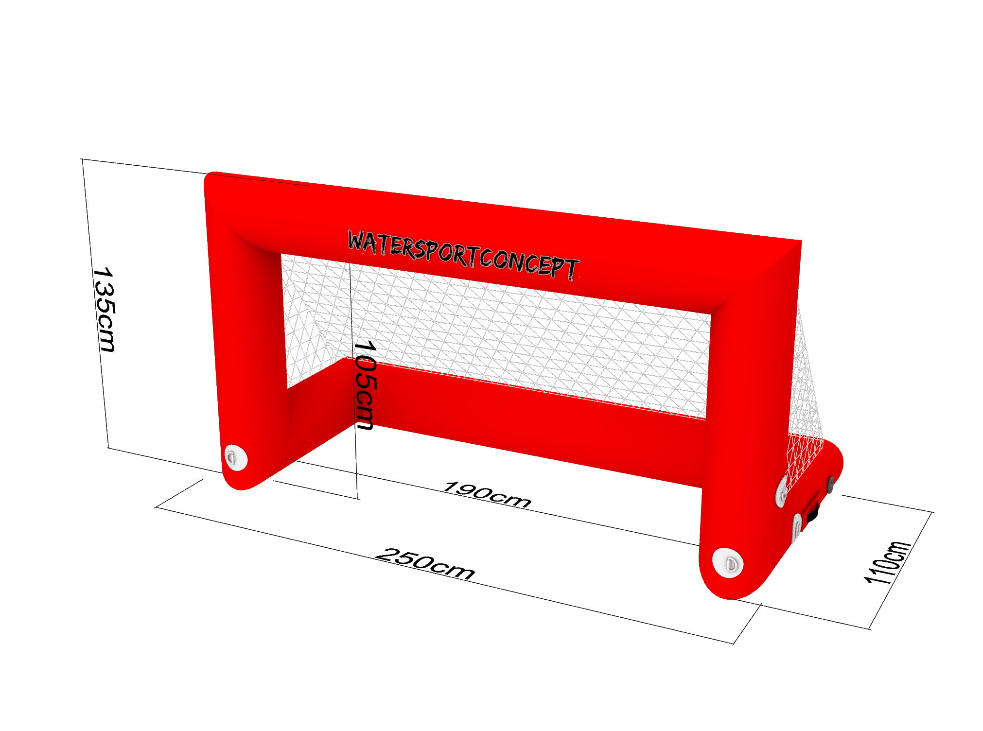 But de stand-up paddle polo gonflable