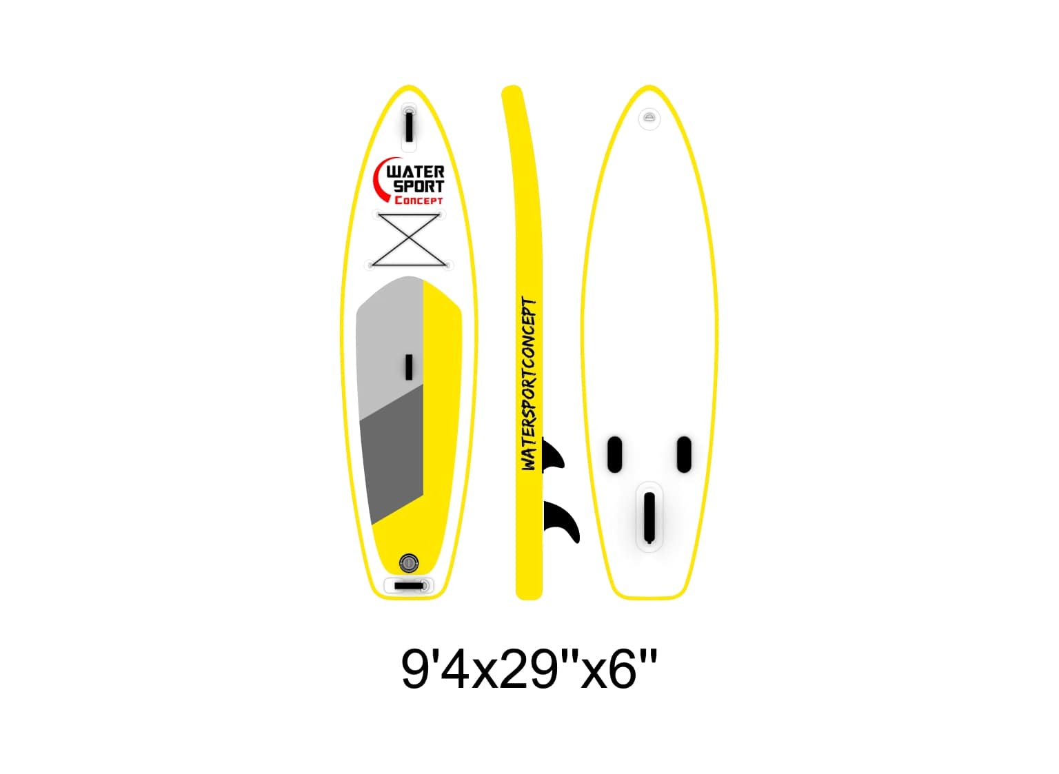 Stand-up Paddle YELLOW KID 9'4