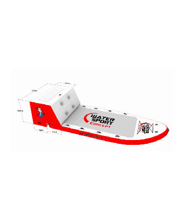 Plateforme de combat gonflable