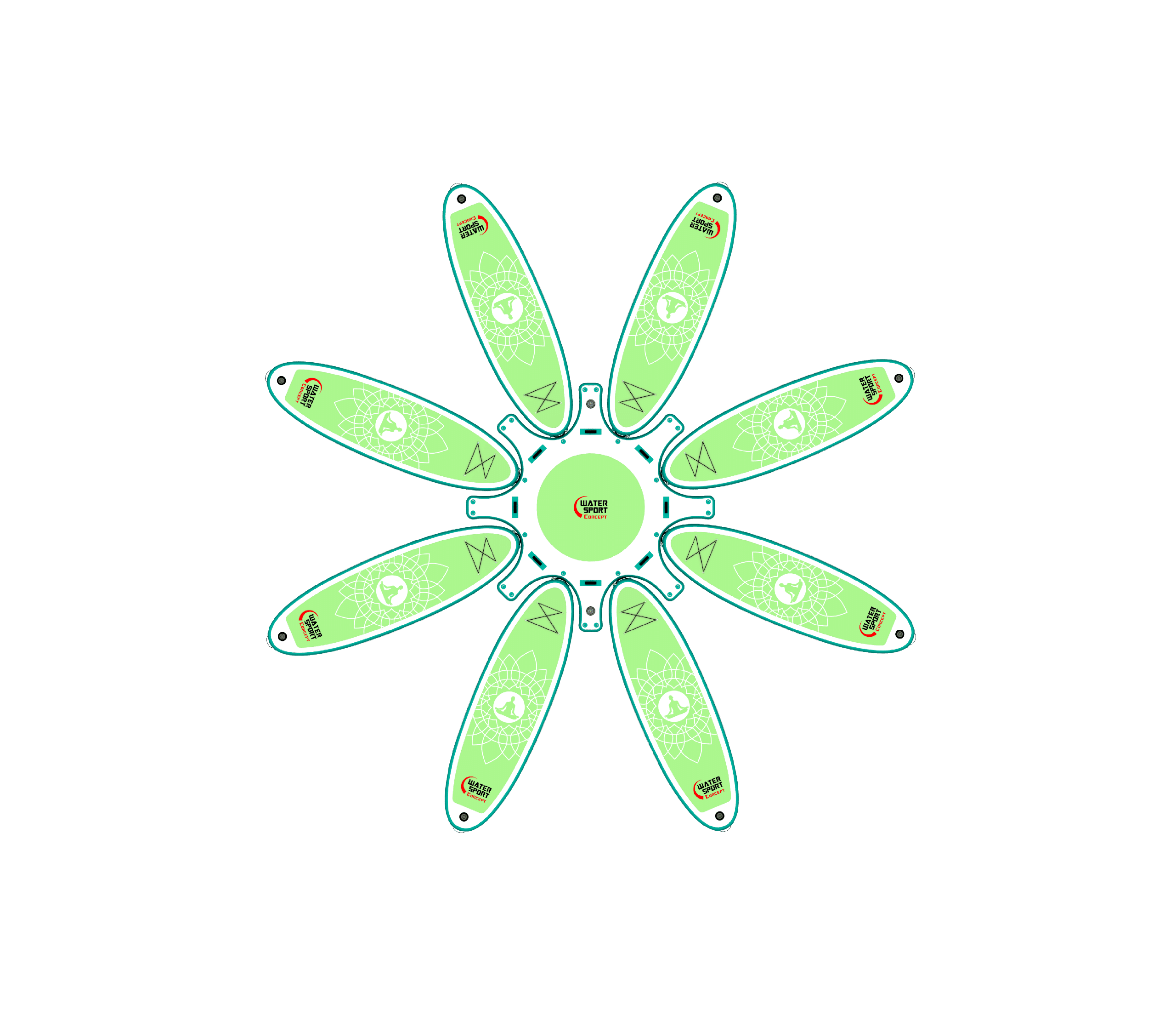 plateforme yoga paddle