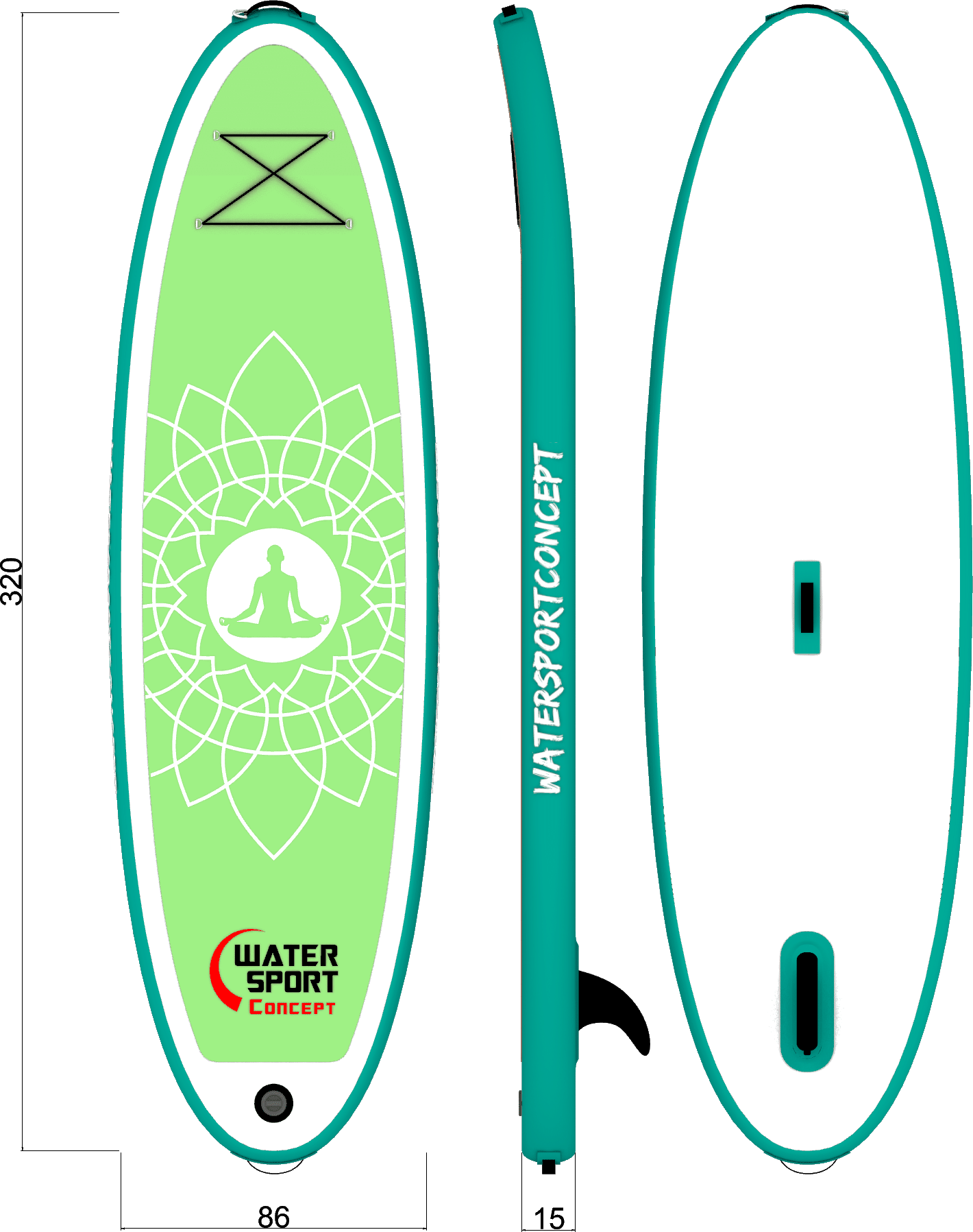 stand-up paddle gonflable yoga fitness
